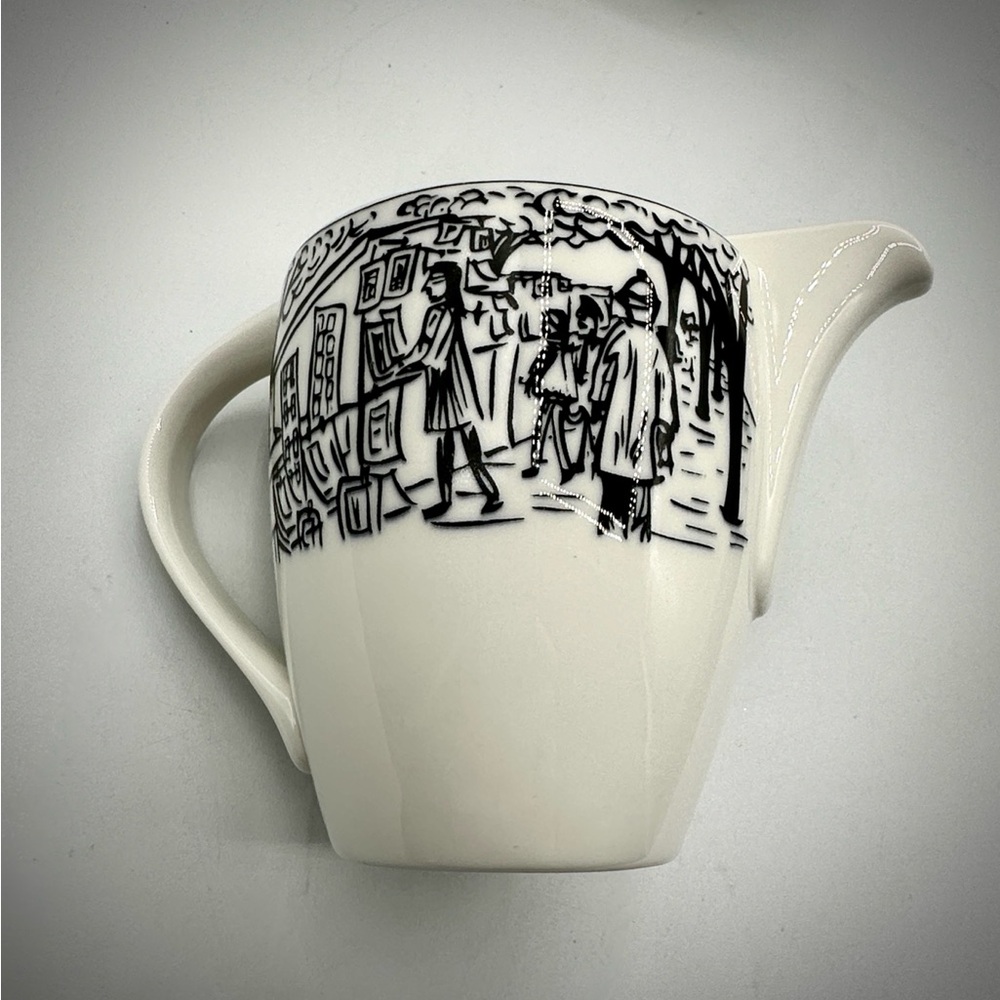 🕶️ HP! Mikasa Paris France Creamer and Sugar. Parisian Scenes - Picture 3 of 15